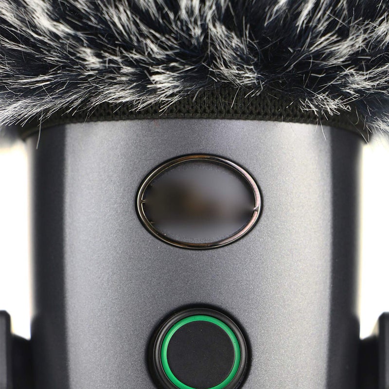 SUNMON Mic Furry Windscreen Muff for Blue Yeti Nano Condenser Microphone, Mic Cover Microphone Fur Pop Filter by SUNMON - Image 4